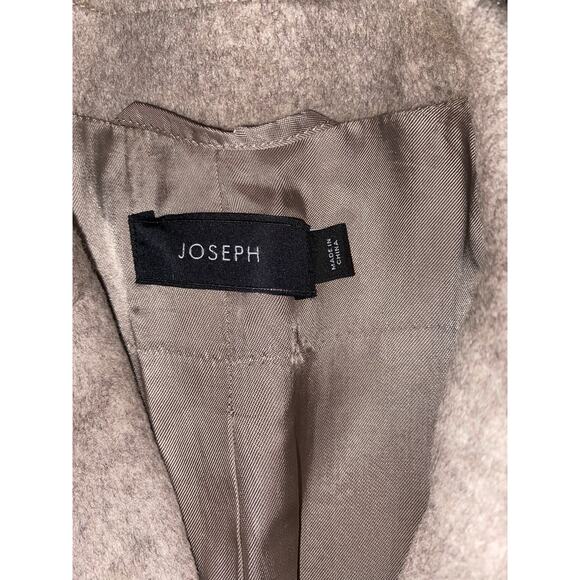 EUC Joseph Wool Cashmere Coat XS 0/2 Longline Tailored Minimalist Gray Jacket - Picture 13 of 14